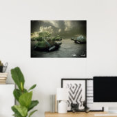 Poster L'île aux tortues (Bureau à domicile)