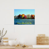 Poster L'île de Curacao dans l'affiche du soleil (Cuisine)
