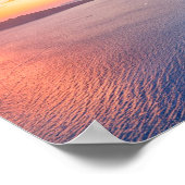 Poster L'île de Santorin en Grèce au coucher du soleil (Coin)