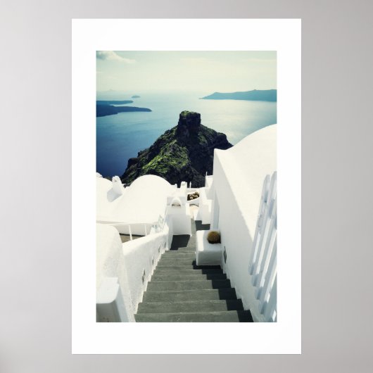 Poster L'île de Santorin, Grèce (Devant)