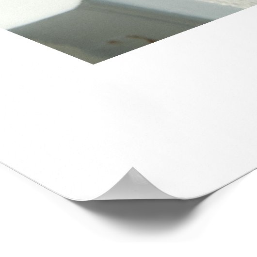 Poster L'île de Santorin, Grèce (Coin)