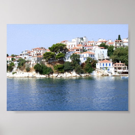 Poster L'île de Skiathos, Grèce (Devant)