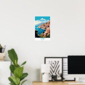 Poster L'île de Symi en Grèce cadeaux (Bureau à domicile)