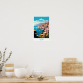 Poster L'île de Symi en Grèce cadeaux (Cuisine)
