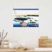 Poster L'île de Tsukuda dans la province de Musashi (Cuisine)