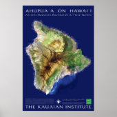 Poster L'île d'Hawaii Ahupuaa (Devant)