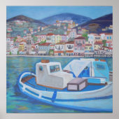 Poster L'île d'Hydra, Grèce (Devant)