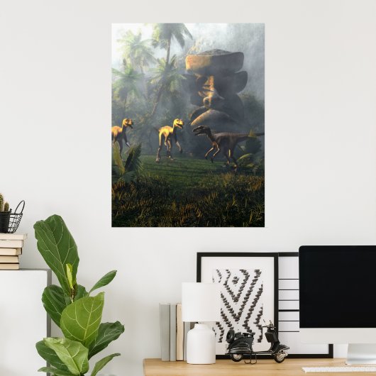 Poster L'île Dino (Bureau à domicile)