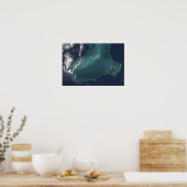 Poster L'île longue et étroite d'Eleuthra aux Bahamas (Cuisine)