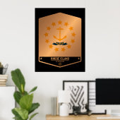Poster L'île Rhode (Bureau à domicile)