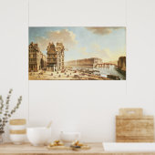 Poster L'île Saint-Louis de la place de Greve (Cuisine)