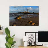 Poster L'Île St. Mary'S | Whitley, Angleterre (Bureau à domicile)