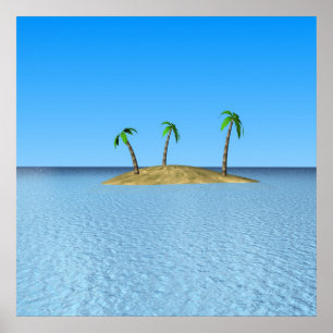 Poster L'île tropicale