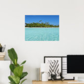 Poster L'île tropicale de Rangiroa (Bureau à domicile)