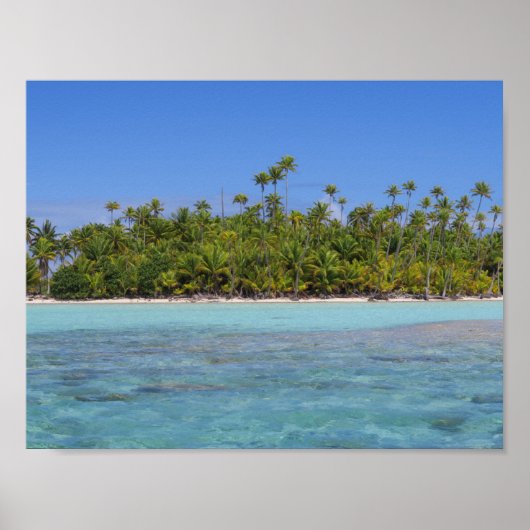 Poster L'île tropicale de Rangiroa (Devant)