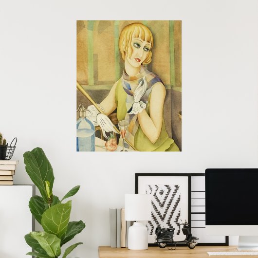 Poster Lili Elbe par Gerda Wegener [1886 - 1940] (Bureau à domicile)