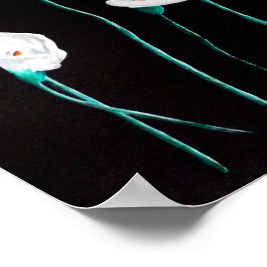 Poster Lilies Moyenne d'impression 24x20 (Coin)