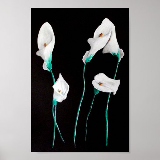 Poster Lilies Moyenne d'impression 24x20 (Devant)