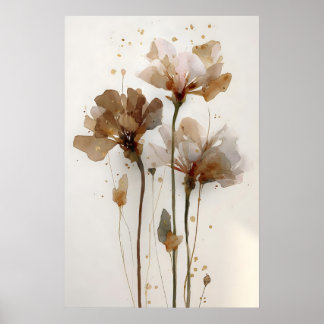 Poster Lilies Of The Field – Christian Floral Wall Art