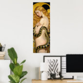 Poster Lilith and the Serpent Biblical Art (Bureau à domicile)