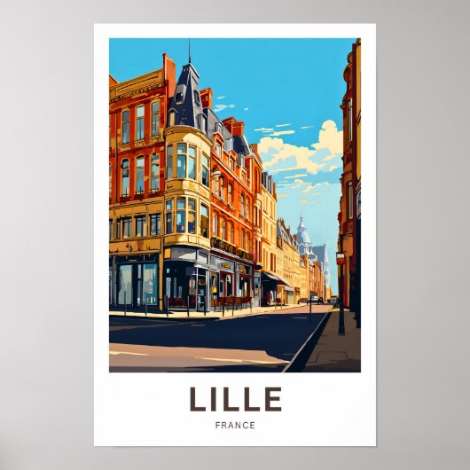 Poster Lille France Imprimer (Devant)