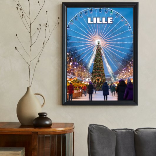 Poster Lille’s Festive Glow: A Magical Christmas Market 