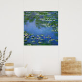 Poster Lillies d'eau Monet (Cuisine)