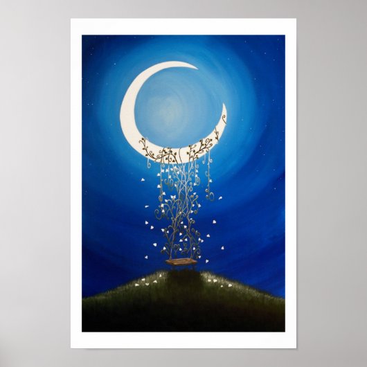 Poster L'illustration de la balançoire à souhaits (Devant)