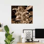 Poster lilly (Bureau à domicile)