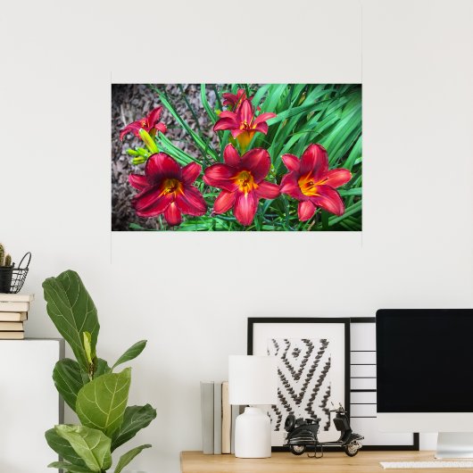Poster Lily, (Bureau à domicile)