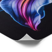 Poster Lily bleue III (Coin)