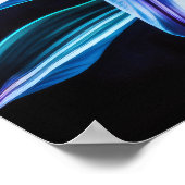 Poster Lily bleue IV (Coin)