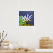 Poster Lily et Jaune et Lavande Imprimer (Cuisine)