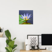 Poster Lily et Jaune et Lavande Imprimer (Bureau à domicile)