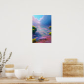 Poster Lily Lake, le paradis de la beauté rose (Cuisine)