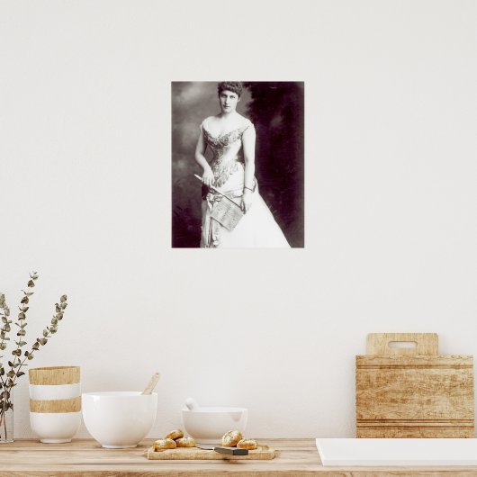 Poster Lily Langtry (1853-1929) interprète au Haymark (Cuisine)