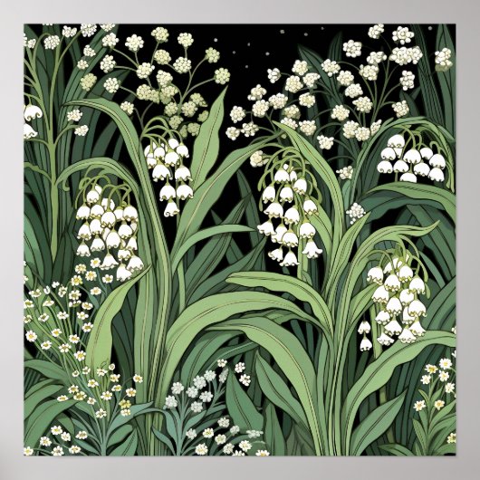 Poster Lily of the Valley Art Imprimer (Devant)