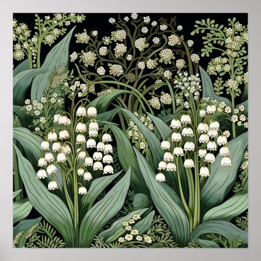 Poster Lily of the Valley Art Imprimer (Devant)