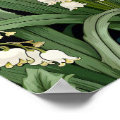 Poster Lily of the Valley Art Imprimer (Coin)