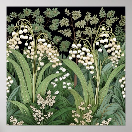 Poster Lily of the Valley Art Imprimer (Devant)