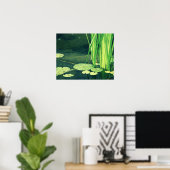 Poster Lily Pad Pond (Bureau à domicile)