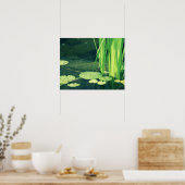 Poster Lily Pad Pond (Cuisine)