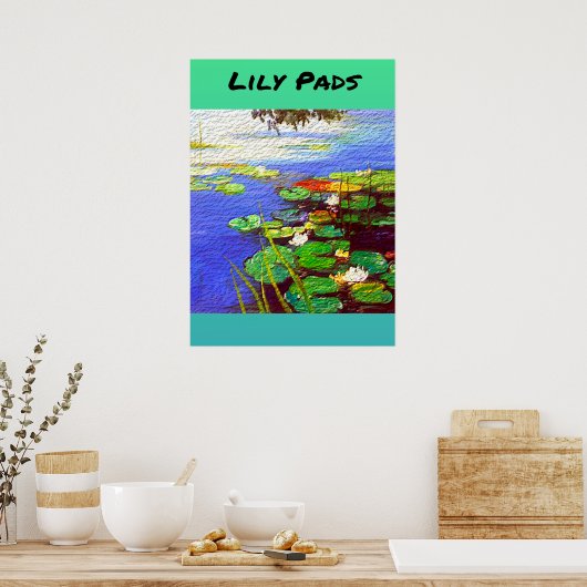Poster Lily Pads (Cuisine)