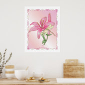 Poster Lily rose (Cuisine)