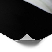 Poster Lily sur noir no 1 (Coin)