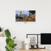 Poster Lima après le coucher du soleil (Bureau à domicile)