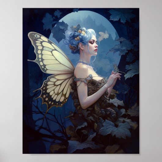Poster L'Imaginaire Fairy Bois Bleu (Devant)