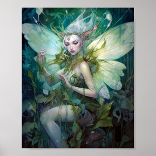 Poster L'Imaginaire Fairy Green Woodland