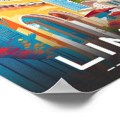 Poster Limassol City, Chypre tournée (Coin)