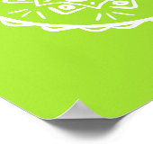 Poster Lime Mandala (Coin)